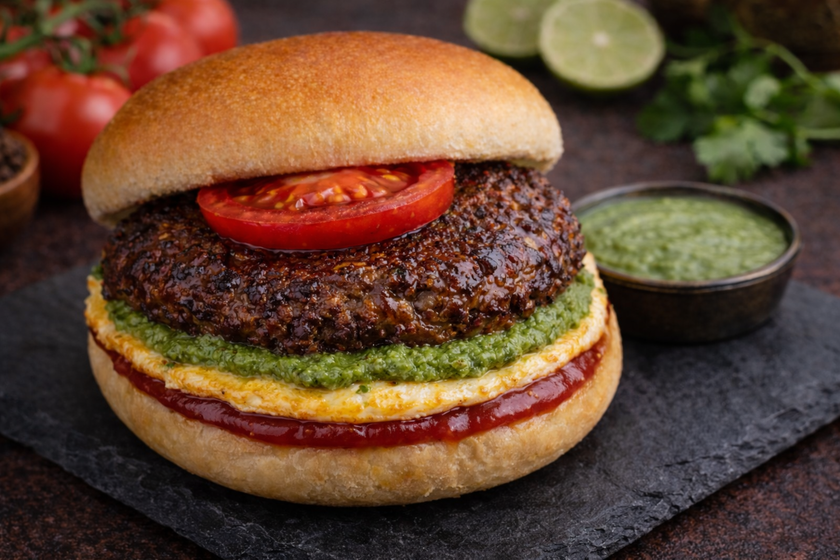Chapli Bun Kabab