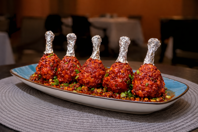 Chicken Schezwan Lollipop