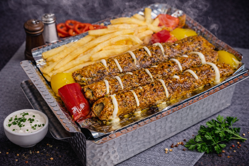 Reshmi Seekh Kabab