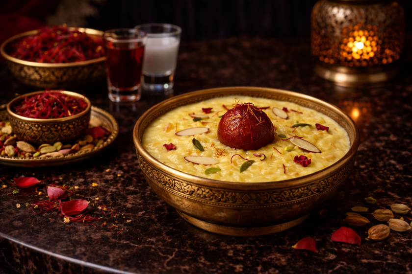 Shahi Kesar Firni